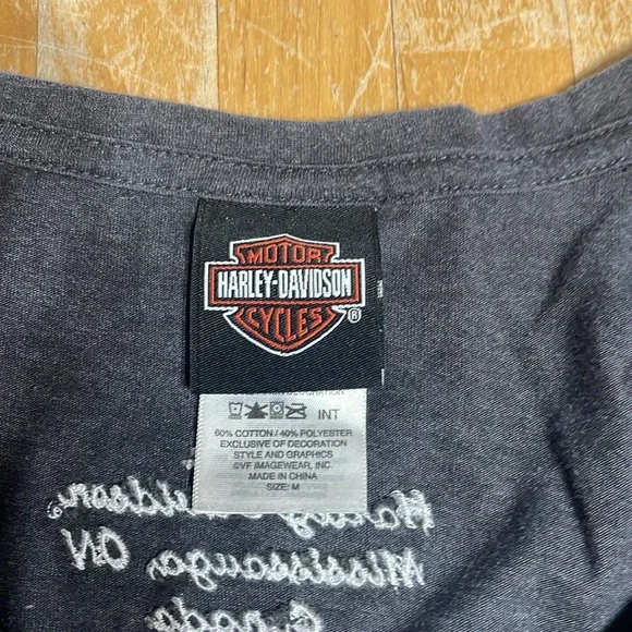 Women’s Harley-Davidson Gray Long Sleeve Shirt - Picture 4 of 7
